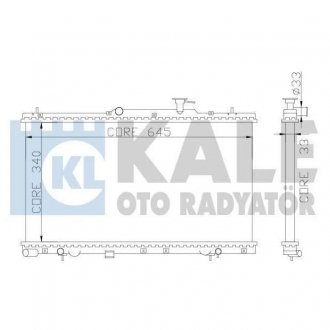 KALE HYUNDAI Радиатор охлаждения Accent II 1.3/1.5 00- KALE OTO RADYATOR 369000