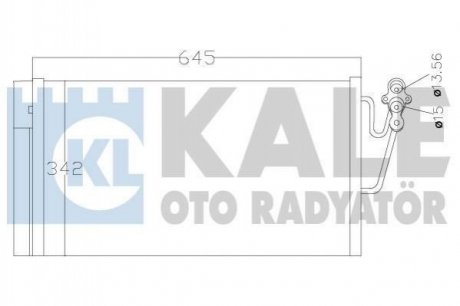 KALE BMW Радіатор кондиціонера Mini Cooper,One,Clubman,Countryman,Paceman KALE OTO RADYATOR 384900