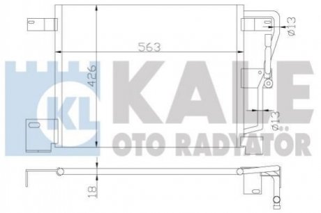 KALE JEEP Радіатор кондиціонера Grand Cherokee 4.0/5.9 91- Jeep Grand Cherokee KALE OTO RADYATOR 385900