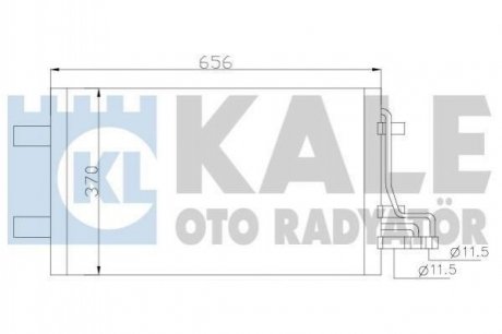 Радиатор кондиционера Ford C-Max, Focus C-Max, Focus II Ford C-Max, Focus KALE OTO RADYATOR 386100