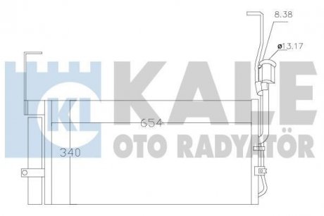 Радіатор кондиціонера Hyundai Santa F I (Sm) Condenser KALE OTO RADYATO KALE OTO RADYATOR 386600