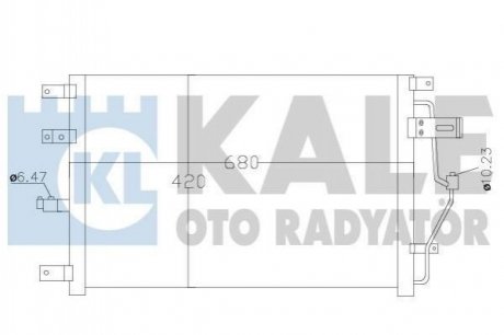 KALE VOLVO Радиатор кондиционера S60 I,S80 I,V70 II,XC70 Cross Country 00- Volvo S80, XC70, V70, S60 KALE OTO RADYATOR 390300