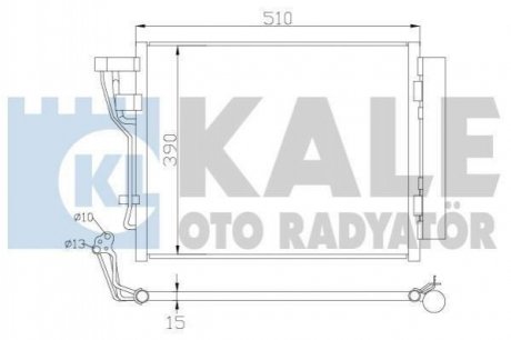 Радіатор кондиціонера Hyundai I30, Kia CeeD, CeeD Sw, Pro CeeD KALE OTO RADYATOR 391600