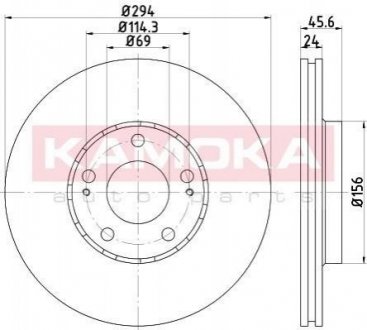 Тормозные диски KAMOKA 1031014