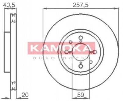 Тормозные диски KAMOKA 1031042