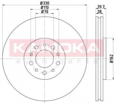 Тормозные диски KAMOKA 1031057
