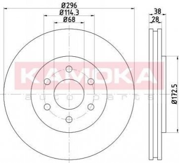 Тормозные диски Nissan Pathfinder, Navara KAMOKA 1031068