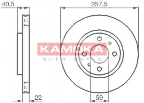Тормозные диски KAMOKA 1031524