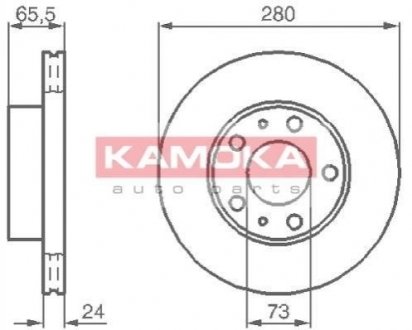 Тормозные диски KAMOKA 1031534