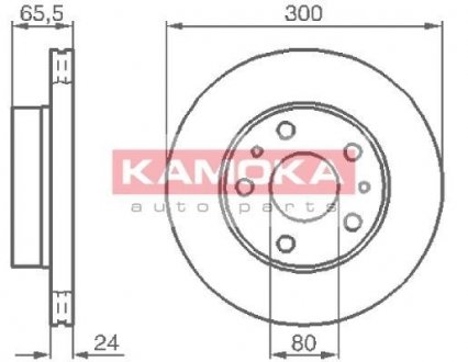Тормозные диски KAMOKA 1031536