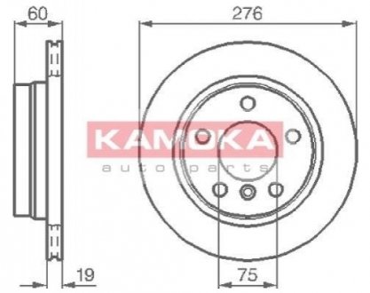 Тормозные диски KAMOKA 1031662