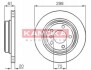 Купити Гальмівні диски BMW E39 KAMOKA 1031672 (фото1) підбір по VIN коду, ціна 1376 грн.