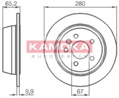 Тормозные диски KAMOKA 1031722