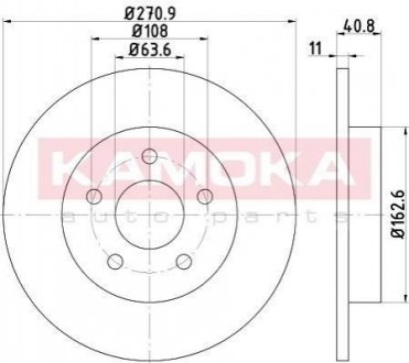 Тормозные диски KAMOKA 103183