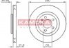 Купити Гальмівні диски Audi A3, Skoda Octavia, Volkswagen Golf, Bora, Seat Toledo, Leon KAMOKA 1031856 (фото1) підбір по VIN коду, ціна 1243 грн.