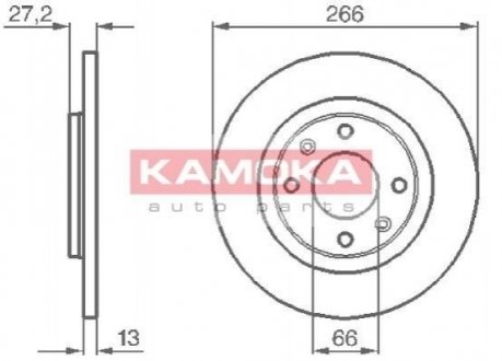 Тормозные диски KAMOKA 1032000