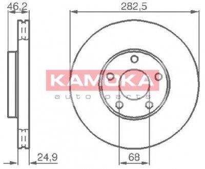 Тормозные диски KAMOKA 1032028