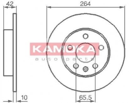 Тормозные диски KAMOKA 1032088