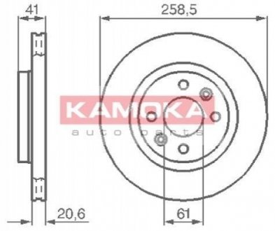 Тормозные диски KAMOKA 1032192