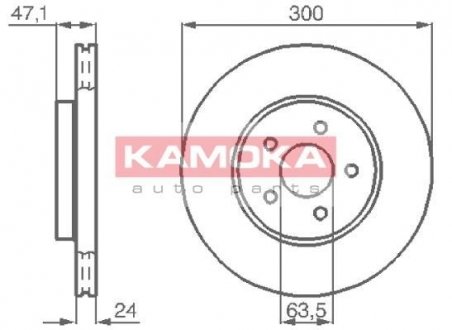 Гальмiвнi диски KAMOKA 1032250