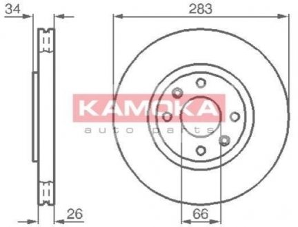 Тормозные диски KAMOKA 1032304