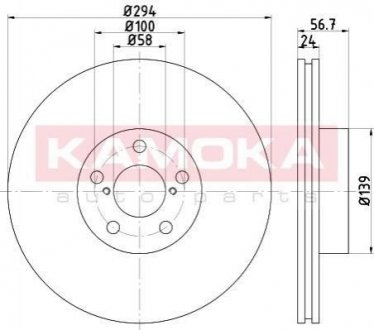 Тормозные диски KAMOKA 1032350