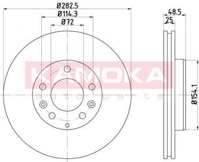 Тормозные диски KAMOKA 1032420