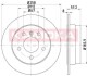 Купить Тормозные диски Mercedes W169, W245 KAMOKA 1032516 (фото1) подбор по VIN коду, цена 953 грн.