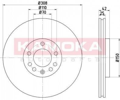 Тормозные диски KAMOKA 103253