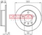 Купити Гальмівні диски невентильовані, задні Renault Master, Opel Movano KAMOKA 1032544 (фото1) підбір по VIN коду, ціна 1583 грн.