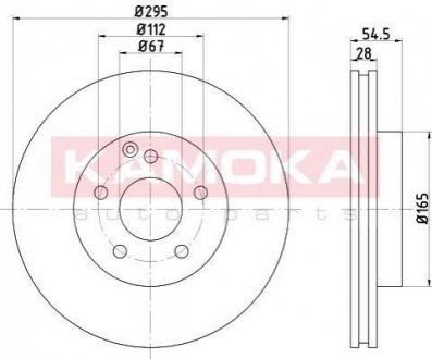 Тормозные диски KAMOKA 103278