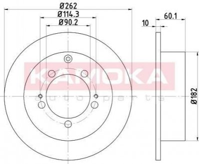 Тормозные диски KAMOKA 1032820