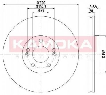 Тормозные диски KAMOKA 103296