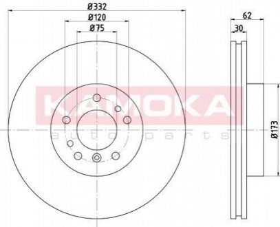 Тормозные диски KAMOKA 103298