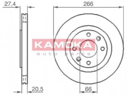 Гальмівні диски KAMOKA 103384