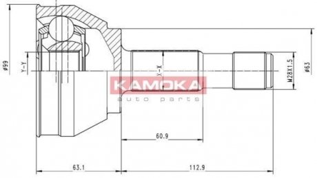 ШРКШ зовнішній KAMOKA 6152