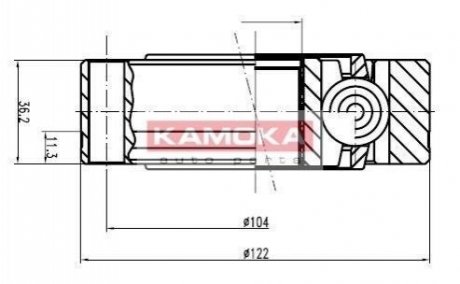 Купить К-т шарнирный приводного вала Mercedes V-Class, Vito KAMOKA 8047 (фото1) подбор по VIN коду, цена 1520 грн.