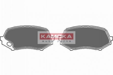 Купить Тормозные колодки дисковые KAMOKA jq101123 (фото1) подбор по VIN коду, цена 1174 грн.