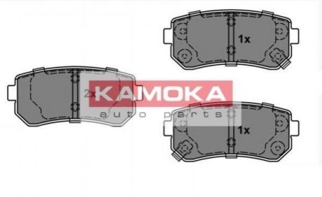 Купити ГАЛЬМІВНІ КОЛОДКИ ДИСКОВІ KIA Ceed, Sportage, Hyundai I20, KIA Pro Ceed, Hyundai IX35, I30, KIA Rio, Hyundai Accent, Sonata, I10 KAMOKA jq101146 (фото1) підбір по VIN коду, ціна 643 грн.