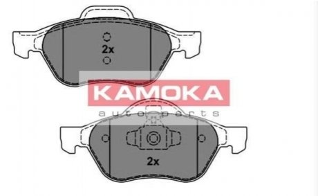 Купить Тормозные колодки дисковые Renault Megane, Scenic, Grand Scenic, Clio KAMOKA jq101162 (фото1) подбор по VIN коду, цена 918 грн.