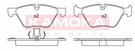 Тормозные колодки дисковые KAMOKA jq101175