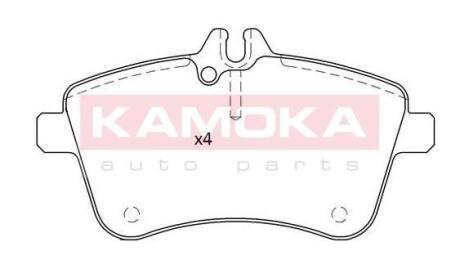 Гальмiвнi колодки дисковi KAMOKA jq101207