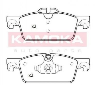 Купить Тормозные колодки дисковые Peugeot 508 KAMOKA jq101248 (фото1) подбор по VIN коду, цена 1129 грн.