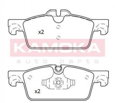 ГАЛЬМІВНІ КОЛОДКИ ДИСКОВІ KAMOKA jq101248