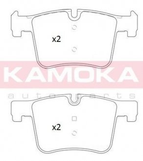 Купить Тормозные колодки дисковые BMW F20, X3, F30, F34, F32, F31, F22, F33, F21, F36, X4 KAMOKA jq101249 (фото1) подбор по VIN коду, цена 913 грн.