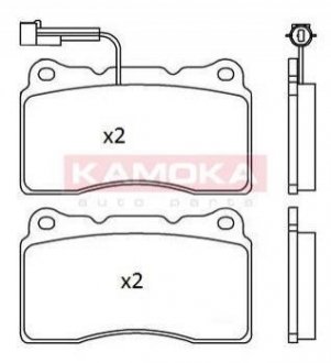 ГАЛЬМІВНІ КОЛОДКИ ДИСКОВІ Alfa Romeo 159, Brera, 166, Lancia Delta, Mitsubishi Lancer KAMOKA jq101279