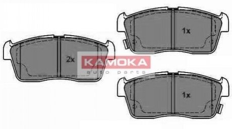 Купити ГАЛЬМІВНІ КОЛОДКИ ДИСКОВІ Daihatsu Sirion KAMOKA jq1013064 (фото1) підбір по VIN коду, ціна 595 грн.