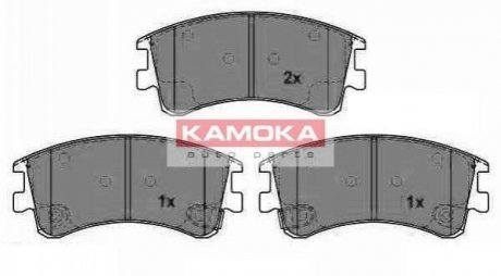 Купити ГАЛЬМІВНІ КОЛОДКИ ДИСКОВІ Mazda 6 KAMOKA jq1013238 (фото1) підбір по VIN коду, ціна 898 грн.