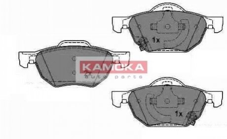 Купить Тормозные колодки дисковые Honda Accord KAMOKA jq1013408 (фото1) подбор по VIN коду, цена 923 грн.