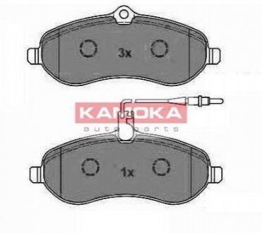 Купить Тормозные колодки дисковые Fiat Scudo, Peugeot Expert, Citroen Jumpy KAMOKA jq1013542 (фото1) подбор по VIN коду, цена 1213 грн.